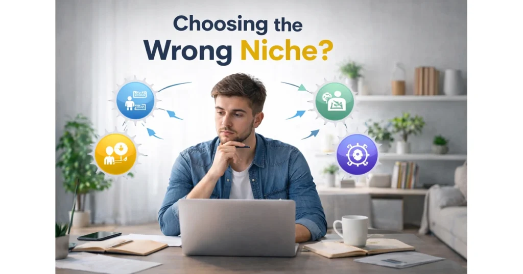 AI freelancing niche 2026 decision making beginner choosing the right niche