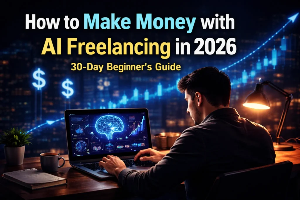 how to make money with AI freelancing in 30 days and earn your first $1000 in 2026